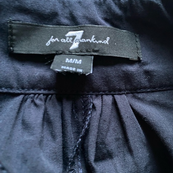 7 For All Mankind navy  mini beautiful boho dress cotton summer/vacation. - Picture 2 of 6